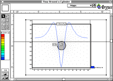 A Sample Screen demonstrating a Cross-Sections